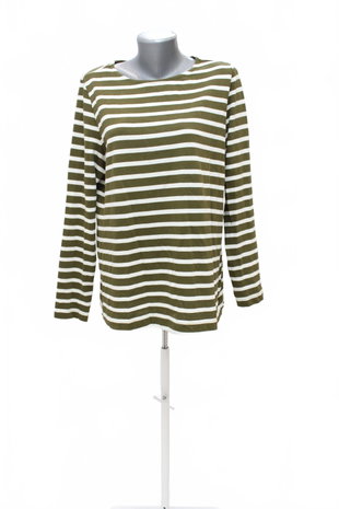 Damen -T-ShirtTchiboohne Aufdruck,farbegestreift,größeL