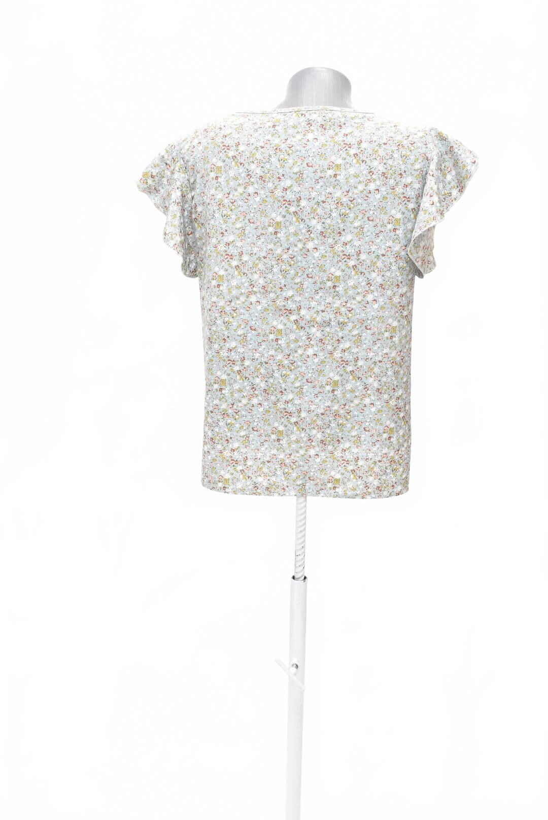 Damen -T-ShirtSheinohne Aufdruck,farbegeblümt,größeM