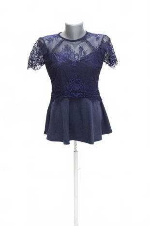 Damen -T-ShirtGenesisohne Aufdruck,farbeblau,größe38