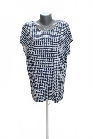 Damen -T-ShirtEsmaraohne Aufdruck,farbegemustert,größeL