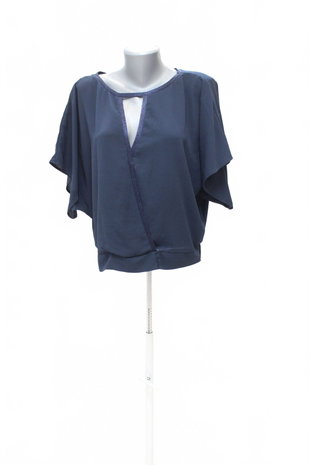 Damen -T-ShirtOrsayohne Aufdruck,farbeblau,größeM