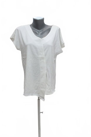 Damen -T-ShirtReservedohne Aufdruck,farbeweiss,größeS