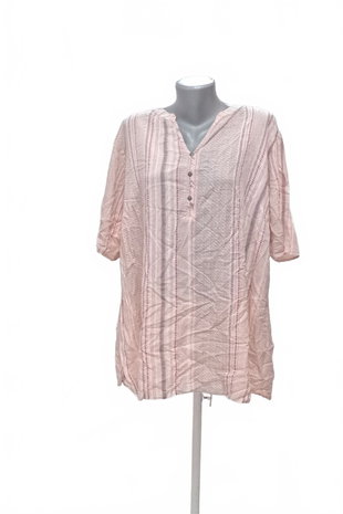 Damen -T-ShirtBlancheporteohne Aufdruck,farbegemustert,größeXL