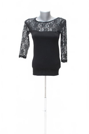 Damen -T-ShirtGenesisohne Aufdruck,farbeschwarz,größeS