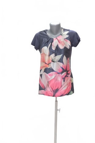 Damen -T-ShirtGenesisohne Aufdruck,farbegeblümt,größe36