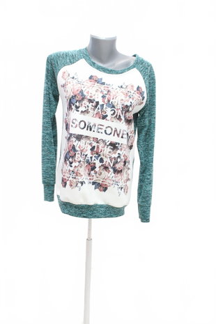 Damen -T-ShirtGenesismit Aufdruck,farbegemustert,größeM