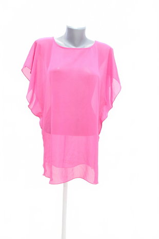 Damen -T-ShirtGenesisohne Aufdruck,farberute,größeXL