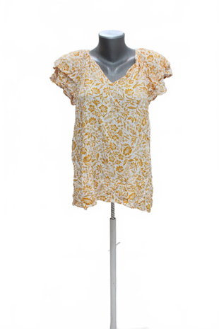 Damen -T-ShirtF&Fohne Aufdruck,farbegeblümt,größe40