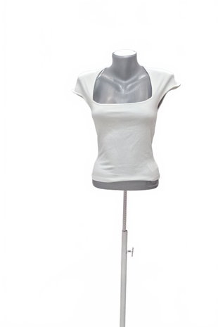 Damen -T-ShirtDividedohne Aufdruck,farbeweiss,größeS