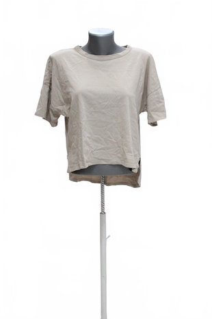 Damen -T-ShirtZaraohne Aufdruck,farbebeige,größeS