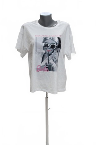 Damen -T-ShirtGenesismit Aufdruck,farbeweiss,größeL