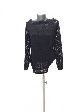 Damen -T-ShirtGenesisohne Aufdruck,farbeschwarz,größe2XL