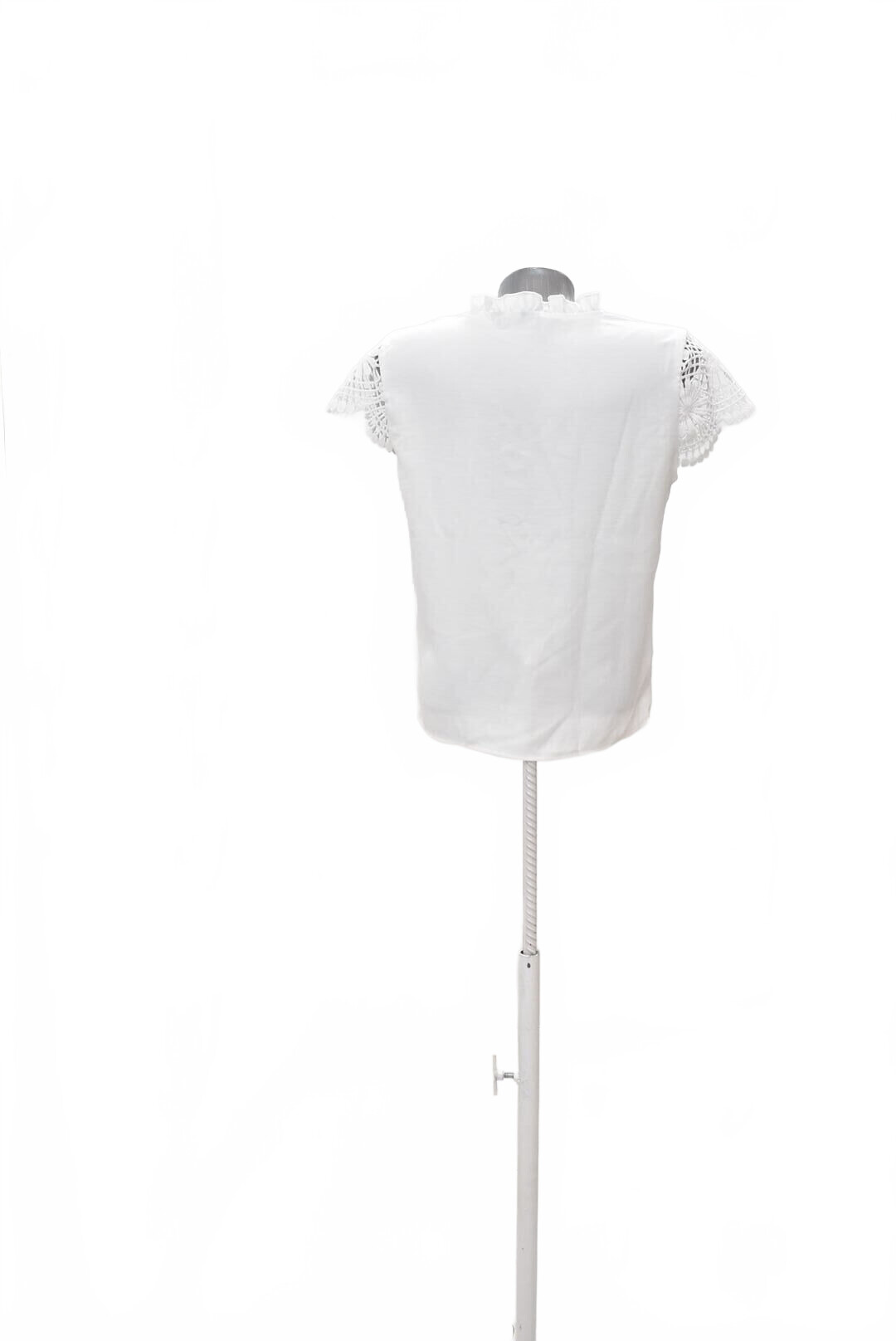 Damen -T-ShirtSheinohne Aufdruck,farbeweiss,größe34