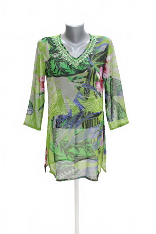 Damen -T-ShirtGenesisohne Aufdruck,farbegemustert,größeS
