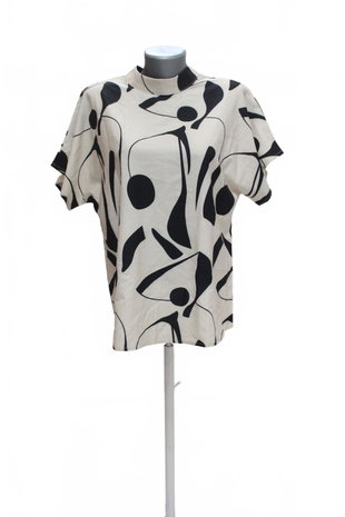 Damen -T-ShirtGenesisohne Aufdruck,farbegemustert,größeL