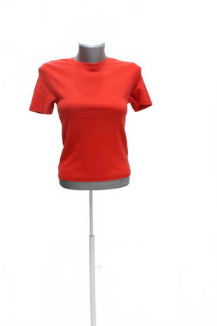 Damen -T-ShirtFbsisterohne Aufdruck,farberot,größeM