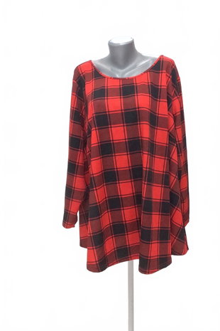 Damen -T-ShirtSheinohne Aufdruck,farbegemustert,größe6XL