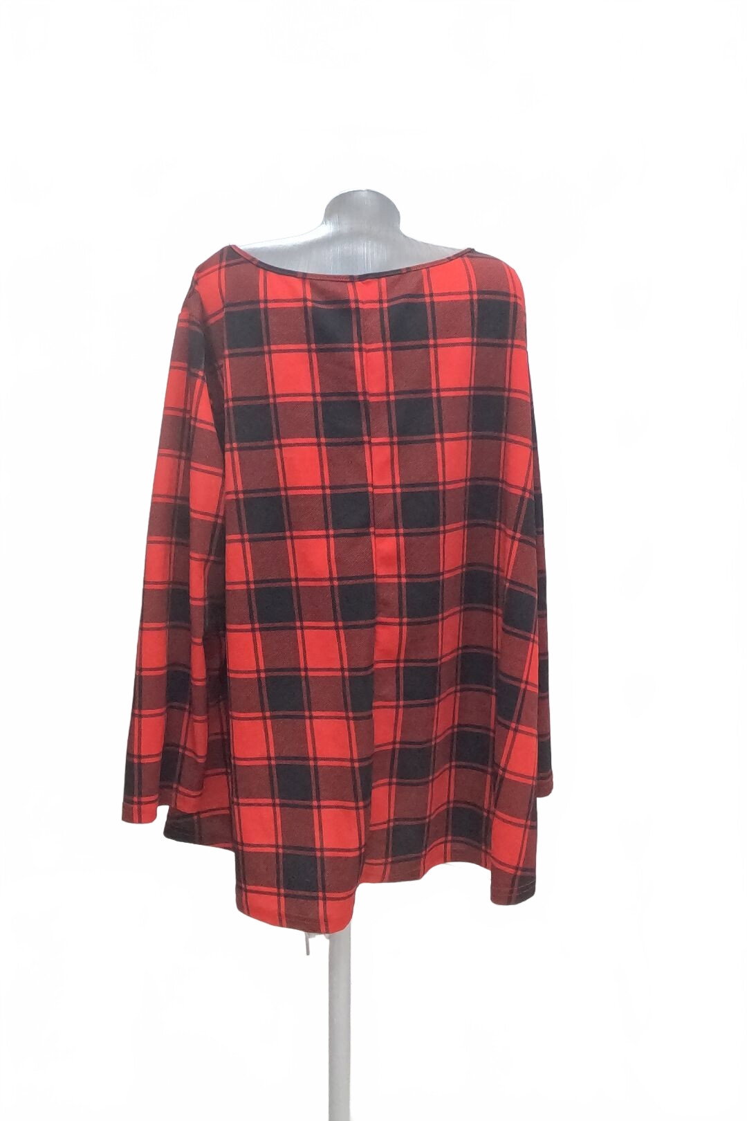 Damen -T-ShirtSheinohne Aufdruck,farbegemustert,größe6XL