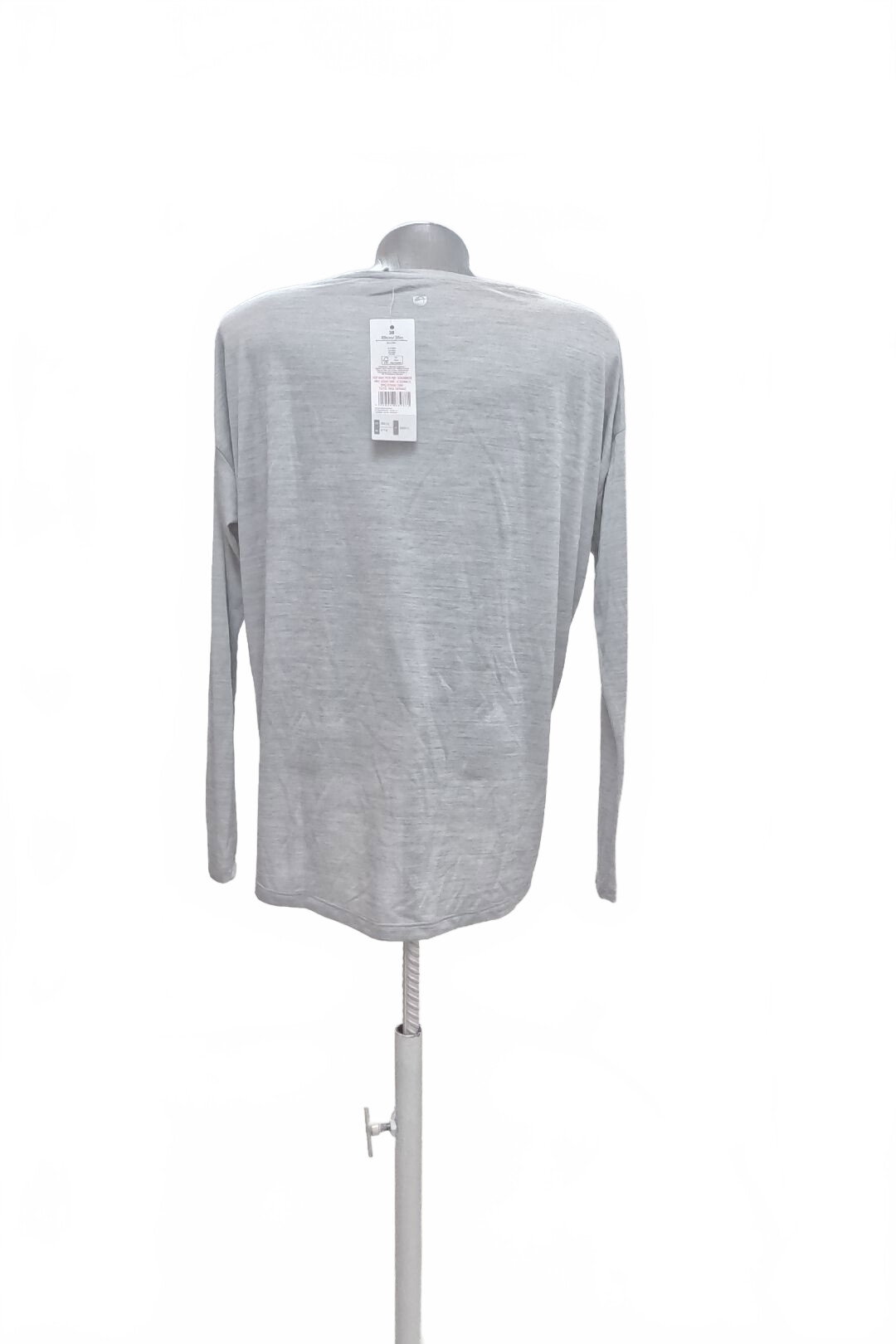 Damen -T-ShirtF&Fohne Aufdruck,farbegrau,größe38