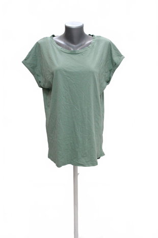 Damen -T-ShirtF&Fohne Aufdruck,farbegrün,größe44