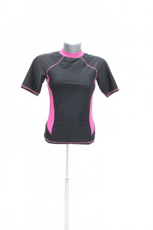 Damen -T-ShirtF&Fohne Aufdruck,farbeschwarz,größe36
