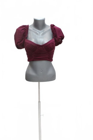 Damen -T-ShirtGenesisohne Aufdruck,farbebordo,größe36