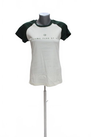 Damen -T-ShirtBentermit Aufdruck,farbemehrfarbig,größeL