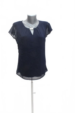 Damen -T-ShirtOrsayohne Aufdruck,farbeblau,größeM