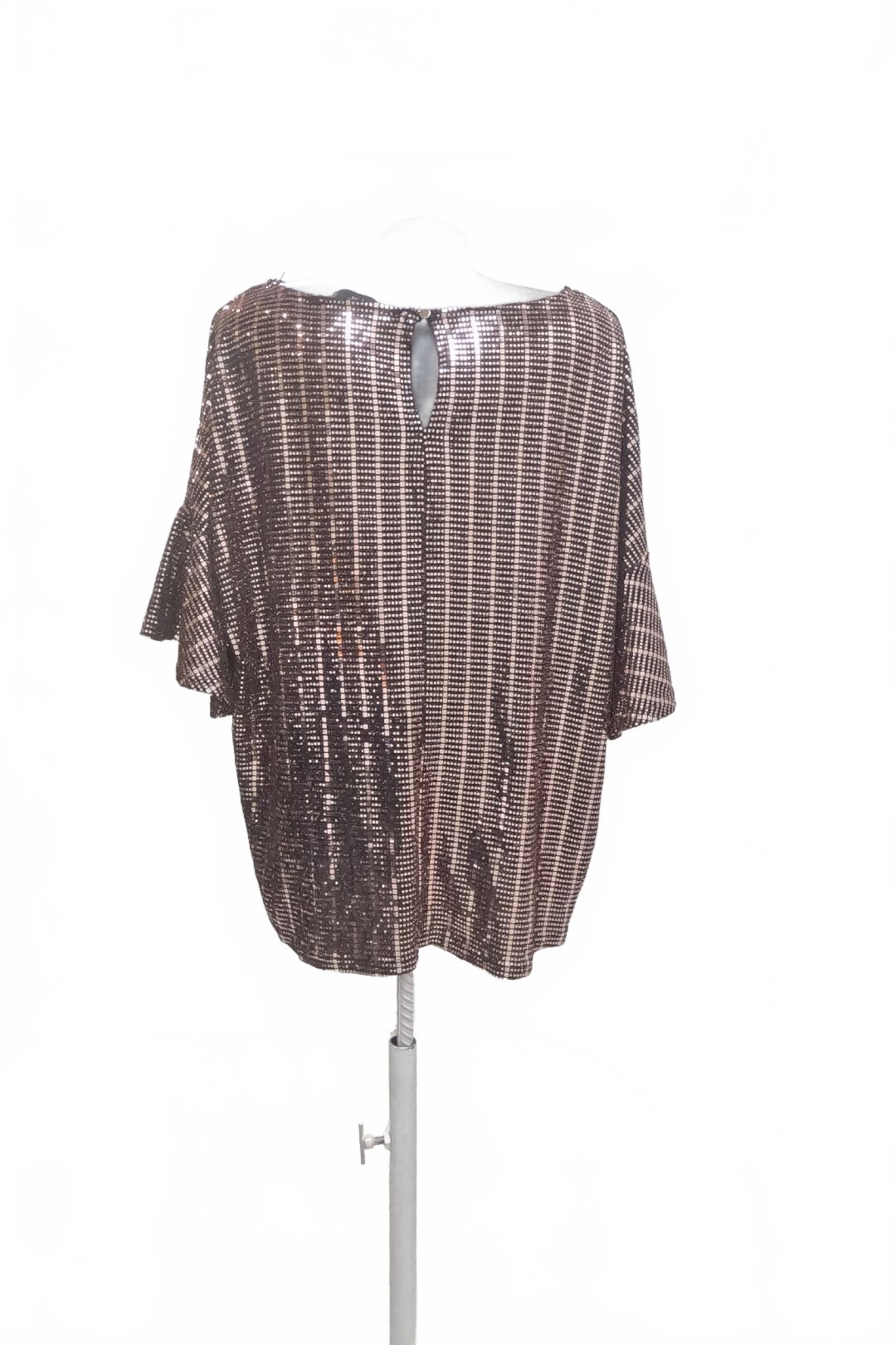 Damen -T-ShirtF&Fohne Aufdruck,farbegold,größe48