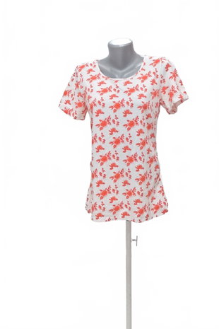 Damen -T-ShirtGenesisohne Aufdruck,farbegeblümt,größeM