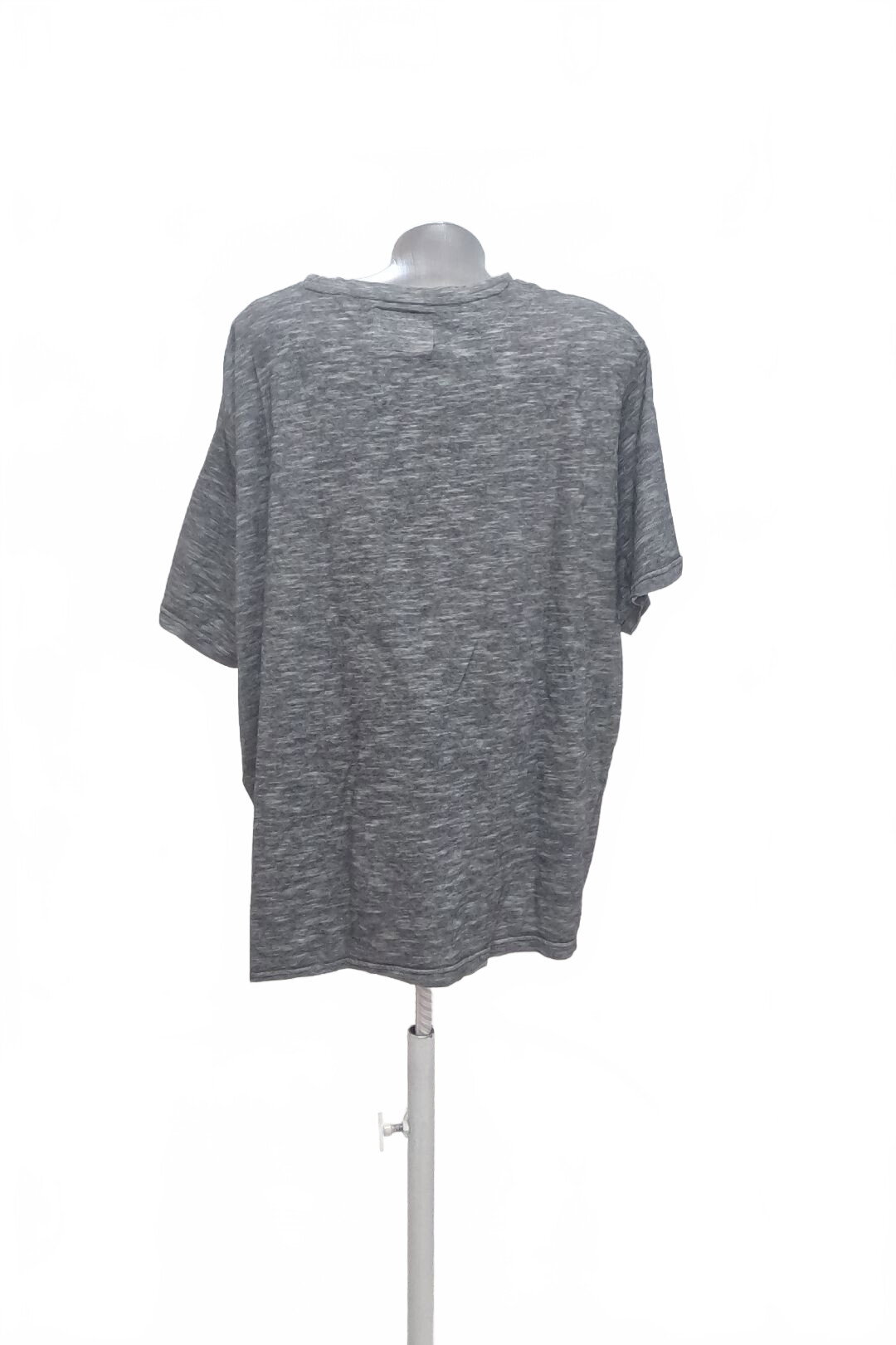 Damen -T-ShirtCandamit Aufdruck,farbegrau,größe2XL