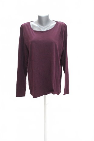 Damen -T-ShirtJaninaohne Aufdruck,farbeviolett,größe48