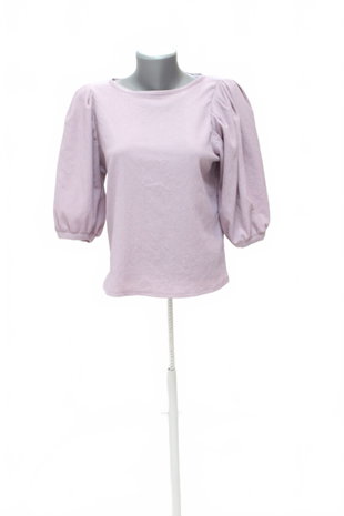Damen -T-ShirtH&Mohne Aufdruck,farbeviolett,größeM