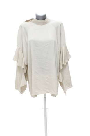 Damen -T-ShirtH&Mohne Aufdruck,farbebeige,größe42