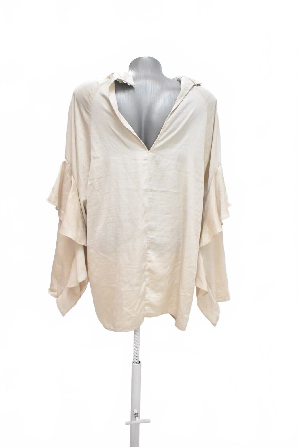 Damen -T-ShirtH&Mohne Aufdruck,farbebeige,größe42