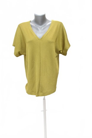 Damen -T-ShirtLindexohne Aufdruck,farbegrün,größeL