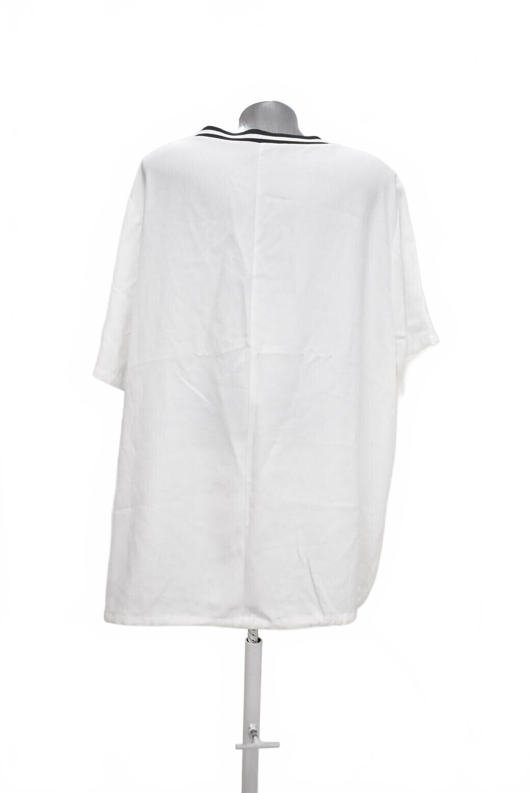 Damen -T-ShirtJaninaohne Aufdruck,farbeweiss,größe52