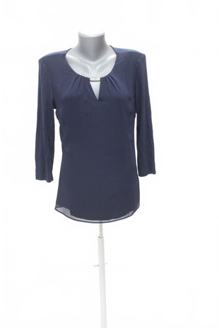 Damen -T-ShirtOrsayohne Aufdruck,farbeblau,größeM