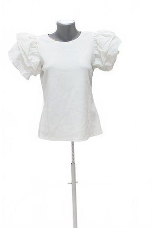 Damen -T-ShirtReservedohne Aufdruck,farbeweiss,größeL