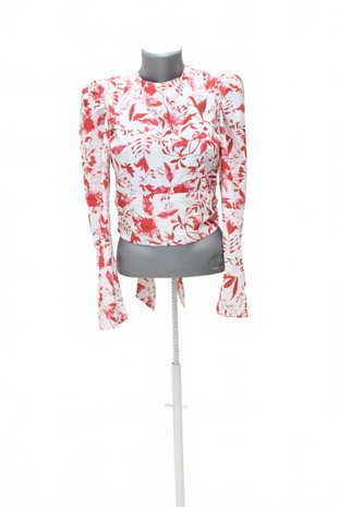 Damen -T-ShirtSheinohne Aufdruck,farbegeblümt,größe38