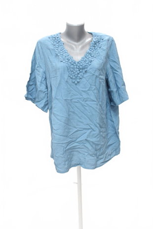 Damen -T-ShirtGenesisohne Aufdruck,farbeblau,größeM