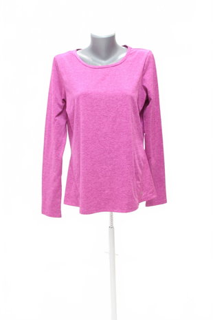 Damen -T-ShirtF&Fohne Aufdruck,farbeviolett,größeL