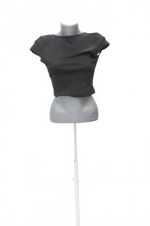Damen -T-ShirtSheinohne Aufdruck,farbeschwarz,größeS