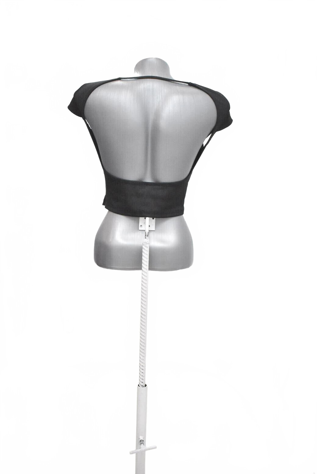 Damen -T-ShirtSheinohne Aufdruck,farbeschwarz,größeS