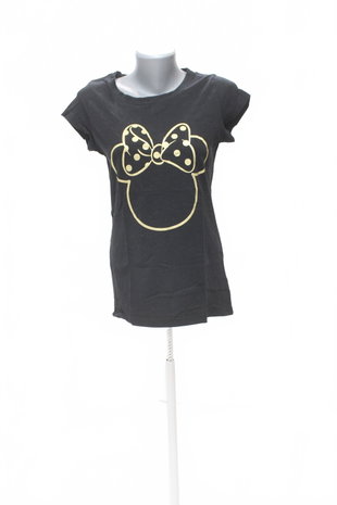 Damen -T-ShirtGenesismit Aufdruck,farbeschwarz,größeS