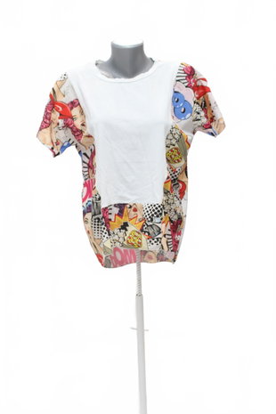 Damen -T-ShirtGenesisohne Aufdruck,farbegemustert,größeL