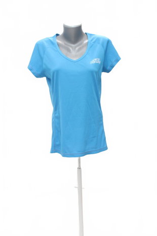 Damen -T-ShirtAlpine Proohne Aufdruck,farbeblau,größeXL
