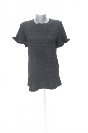 Damen -T-ShirtSheinohne Aufdruck,farbeschwarz,größeM