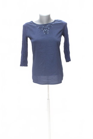 Damen -T-ShirtOrsayohne Aufdruck,farbeblau,größeS