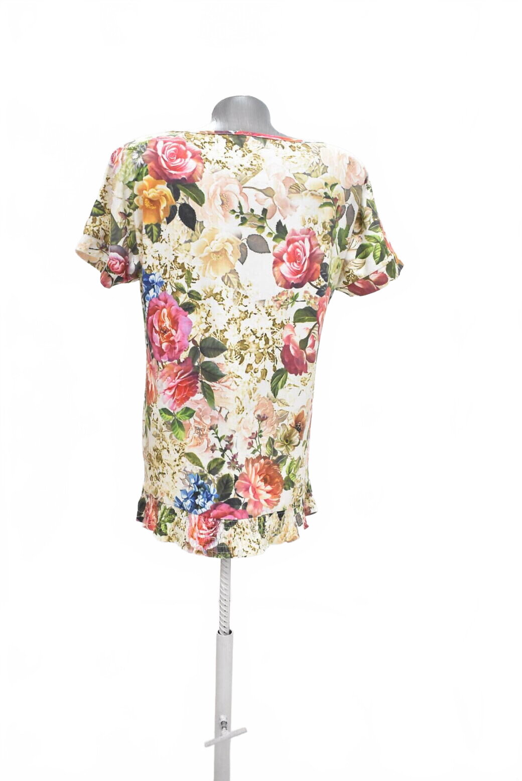 Damen -T-ShirtGenesisohne Aufdruck,farbegeblümt,größeM